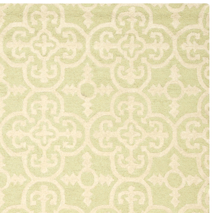 Charlton Home® Handmade Wool Light Green Rug & Reviews Wayfair
